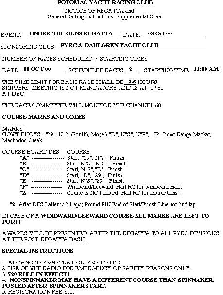 Under the Guns Entry Form