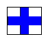 White Flag with Blue Cross
